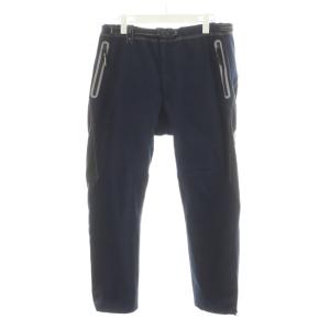 イージーパンツ 前後切替 ロゴ 3 グレー 紺 ネイビー AW83-FF015 /AN46