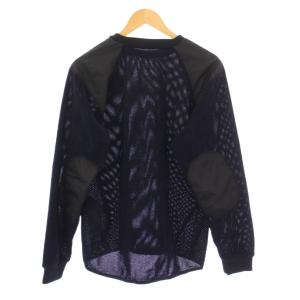 and wander fleece mesh pullover フリースメッシュプルオーバー トレーナー 長袖 クルーネック