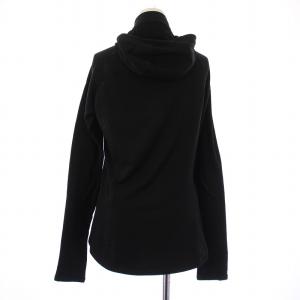 Patagonia キャプリーン4フーディ プルオーバーパーカー 長袖 ハーフジップ ストレッチ ロゴ S 黒 ブラック /BB