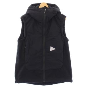 TOP FLEECE VEST ベスト 中綿 ジップアップ 3 黒 AW83-JT637 /TK