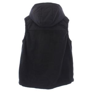 and wander TOP FLEECE VEST ベスト 中綿 ジップアップ 3 黒 AW83-JT637 /TK