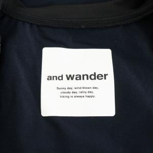 and wander Track Pullover Crewneck Sweatshirt シャツ 長袖 プルオーバー ロゴ