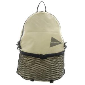 20L daypack リュックサック バックパック ロゴ ナイロン 白 ホワイト AW-AA990 /AN5