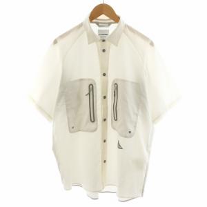 テックショートスリーブシャツ tech short sleeve shirt 半袖 スナップボタン ロゴ