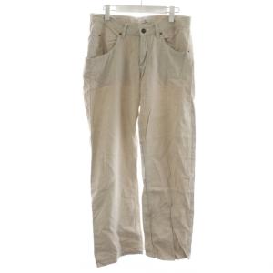 ヨウジヤマモト パンツ ジッパーフライ リネン 麻 2 白 ホワイト YY-P04-300 /AN47