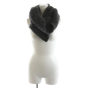 Y's Red Label スヌード ネックウォーマー ウール チャコールグレー RE-L73-196 /AN15