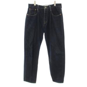 コムデギャルソン AD2016 デニムパンツ ジーンズ テーパード タック ボタンフライ M インディゴブルー
