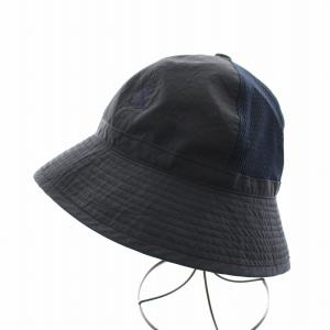 ビームス BEAMS 帽子 バケットハット イカリ刺繍 M 紺 ネイビー 16SS-GOH-030 /YT