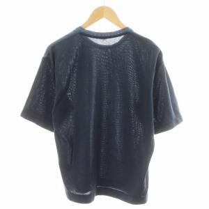 ISSEY MIYAKE MEN Tシャツ カットソー 半袖 1 青 ブルー 紺 ネイビー ME01JK193 /AN41
