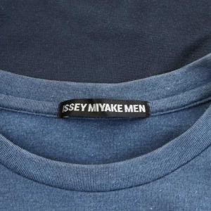 ISSEY MIYAKE MEN Tシャツ カットソー 半袖 1 青 ブルー 紺 ネイビー ME01JK193 /AN41