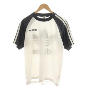 ヴィンテージ デサント製 ゲームシャツ Tシャツ カットソー 半袖 ロゴ 0-XO 黒 ブラック 白 ホワイト