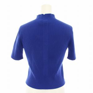 CFCL 23SS ポートレートトップ1 PORTRAIT TOP 1 ニット セーター ハイネック 半袖 リブ編み