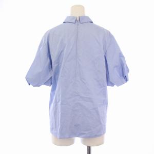 YOKO CHAN YOKOCHAN 23AW バルーンスリーブブラウス シャツ 半袖 36 水色 YCB-323-395 /BM