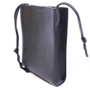 JIL SANDER タングル スモール レザー ショルダーバッグ ブラック