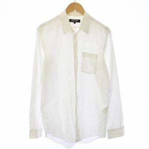 AD2014 SLEEVE WATCH SHIRT シャツ 長袖 L 白 DZ-B511 /TK