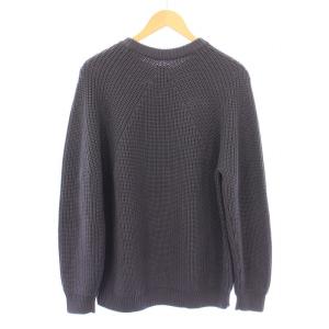 BATONER SIGNATURE CREW NECK シグネチャークルーネックニット セーター 長袖 リブ ウール 無地