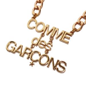 ネックレス ペンダント ロゴ ノベルティ ピンクゴールドカラー /KH