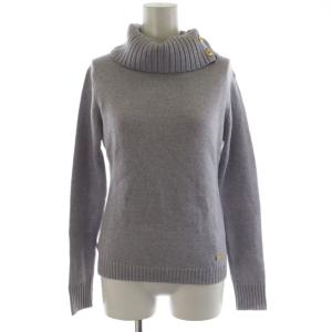 ニット セーター 長袖 タートルネック ウール 38 ライトパープル 55N15-279-07 /AN24