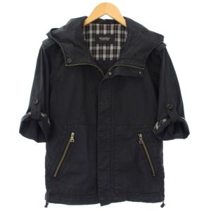 マウンテンパーカー ジップアップ 七分袖 M 黒 D1F23-122-09 /TK D