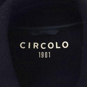 CIRCOLO1901 ジャケット ジップアップ ウール アウター 11 紺 ネイビー /AN42
