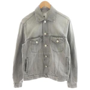 デニムジャケット Gジャン ジージャン ロゴ 48 グレー TL2SGB011DEN /AN44