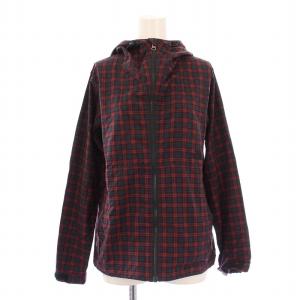 COMPACT JACKET コンパクトジャケット ナイロン アウター フード ジップアップ チェック柄