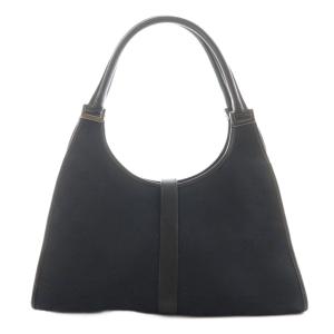 GUCCI ジャッキー GGキャンバス ハンドバッグ ブラック 002.1067