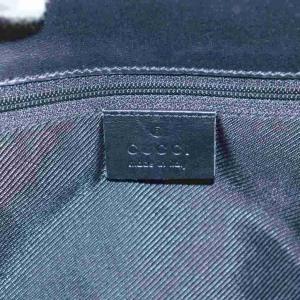GUCCI ジャッキー GGキャンバス ハンドバッグ ブラック 002.1067