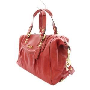 COACH アシュレイ サッチェル ワンショルダーバッグ ハンドバッグ レザー ロゴ チャーム 赤 レッド F19247