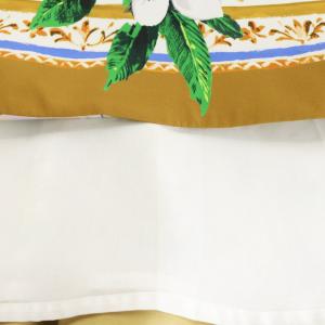 Chesty フレアスカート ロング丈 総柄 1 マルチカラー ベージュ 青 ブルー 赤 レッド 白 ホワイト 12S717