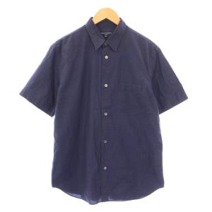 カジュアルシャツ M ネイビー