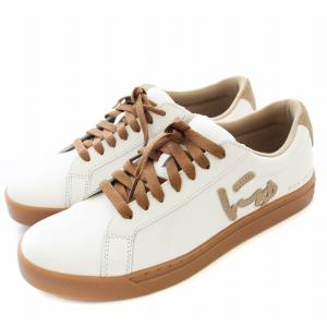 SG8 WHITE LATE レザー スニーカー にゅ ガムソール 26cm ホワイト