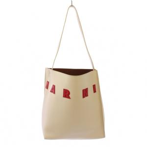 Museo ワンショルダーバッグ ホワイト レッド SHMP0111U0P6483ZO723