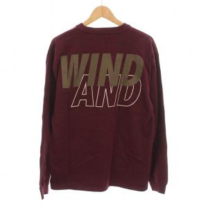 WIND AND SEA Tシャツ カットソー ロンT 長袖 クルーネック L ボルドー WDS-SEA-22S-01 /YM