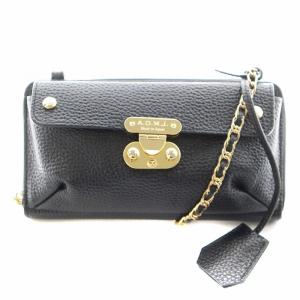 長財布 小銭入れ ラウンドファスナー ウォレットチェーンバッグ ショルダーバッグ ゴールド金具 レザー