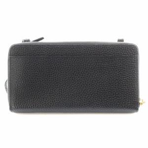 A.D.M.J. 長財布 小銭入れ ラウンドファスナー ウォレットチェーンバッグ ショルダーバッグ ゴールド金具 レザー