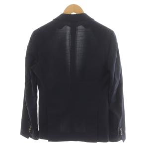 DSQUARED2 スーツ セットアップ テーラードジャケット シングル パンツ スラックス シルク混 絹 42 紺 ネイビー