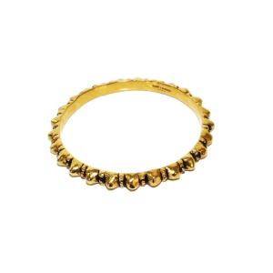 バングル ヴィンテージ加工 ゴールドカラー