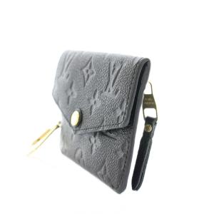 LOUIS VUITTON モノグラム アンプラント ポシェット クレ コインケース フラップ ブラック M62017