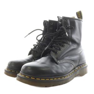 8ホール 8EYE BOOT ショートブーツ レースアップ レザー UK5 黒 ブラック 1460 /AN1