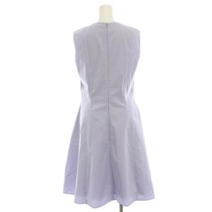 PAULE KA ワンピース ノースリーブ Aライン ひざ丈 38 薄紫 ライトパープル 720EFJ /HN