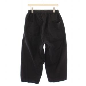 ARTS&SCIENCE 23SS コットンナイロンイージーパンツ ワイド ウエストゴム 3 黒 ブラック 0231-U3023-5004
