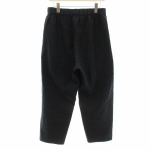 ARTS&SCIENCE 23SS ネップリネンパンツ ワイド イージー 2 紺 ネイビー 0231-L3140-1016 /KU