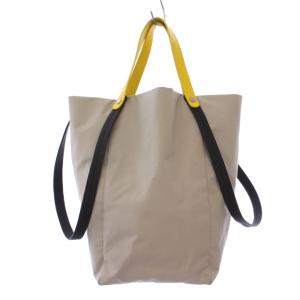 Jody トートバッグ ハンドバッグ ナイロン ベージュ 黒 /BM