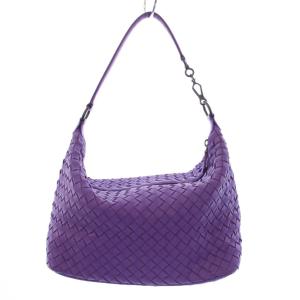 イントレチャート アクセサリーポーチ ハンドバッグ パープル B04181337F