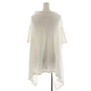 MM6 Maison Margiela 23SS カットソー 半袖 アシンメトリー コットン XS 白 ホワイト S52GC0254 /AN35