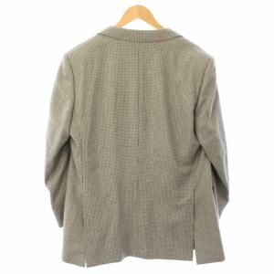 BURBERRY LONDON テーラードジャケット チェック カシミヤ BB5 グレー BBE41-504-03 /TK