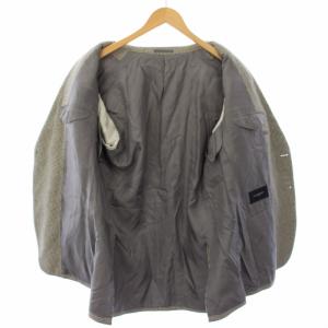 BURBERRY LONDON テーラードジャケット チェック カシミヤ BB5 グレー BBE41-504-03 /TK