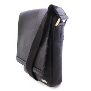 dunhill ショルダーバッグ レザー ロゴ 黒 ブラック /BB