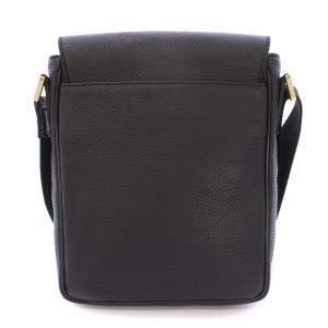 dunhill ショルダーバッグ レザー ロゴ 黒 ブラック /BB